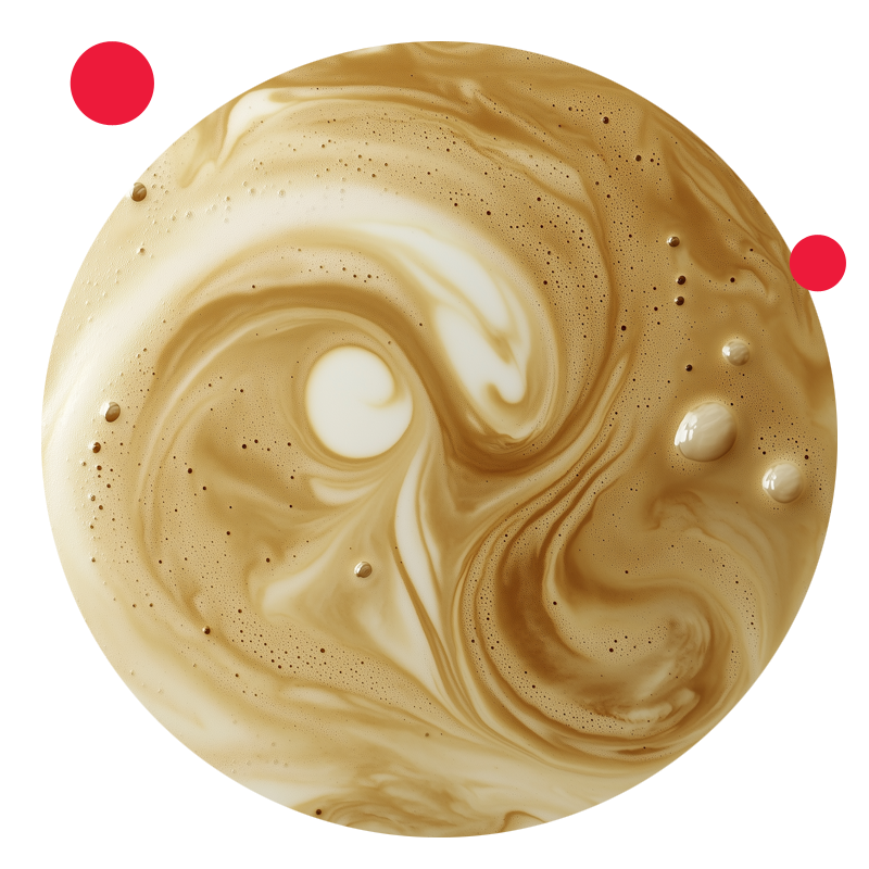 aksamitna crema kawy yin yang